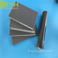 Barre PVC rigide grise Barre PVC gris foncé